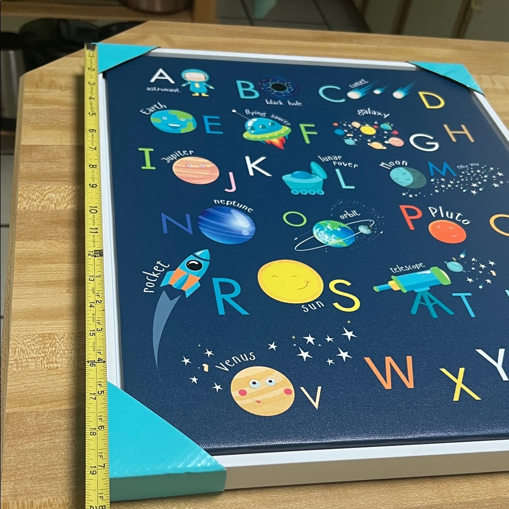 # 0809+ Space Alphabet Wall Art - Picture 4 of 11